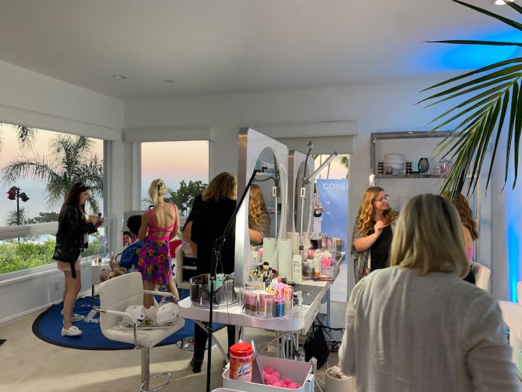 The Poolside with Poosh party in Malibu had a makeup room. 