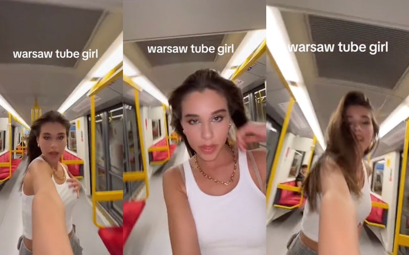 Who is "Tube Girl" from TikTok? The creator is inspiring people to be confident.