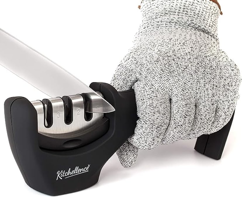 KITCHELLENCE 3-Stage Knife Sharpener