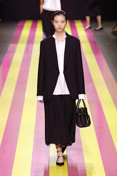A model walks the runway during the Christian Dior Womenswear Spring/Summer 2024 show as part of Par...