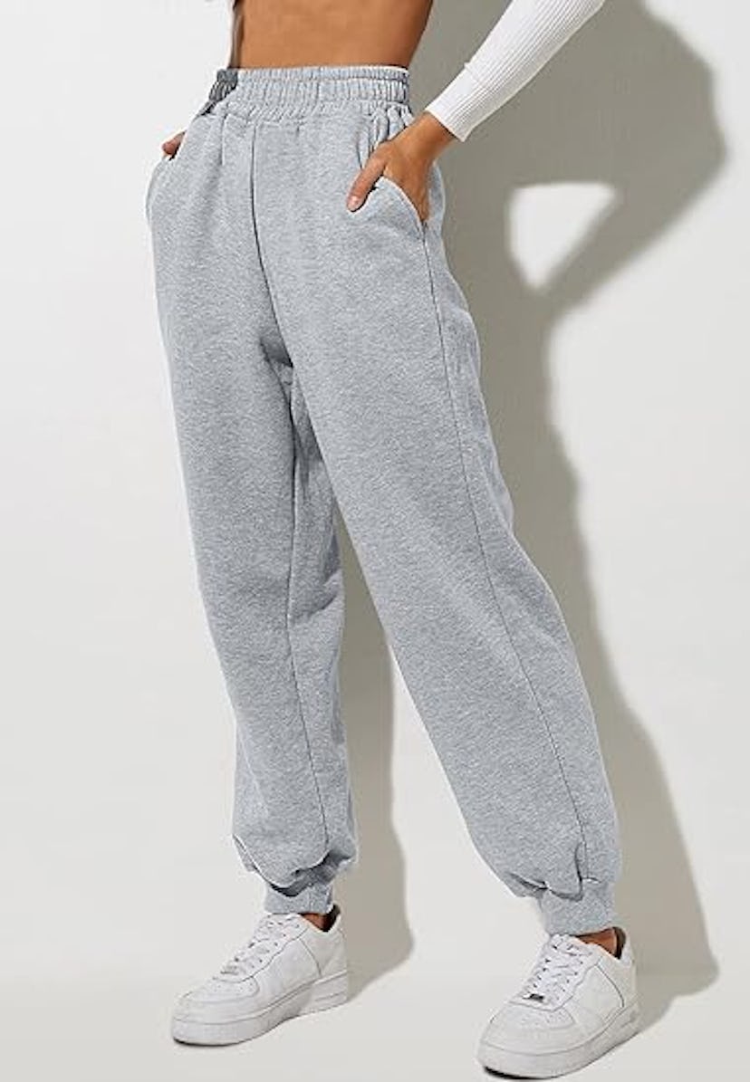 Yovela High Waisted Baggy Sweatpants 