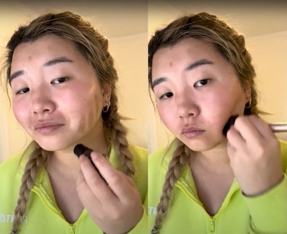 How to try the vertical contouring hack for round faces.