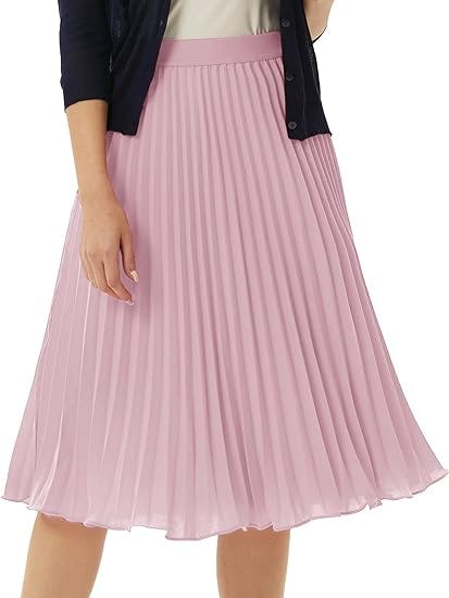 GRACE KARIN Pleated Midi Skirt