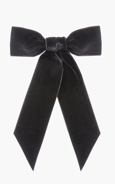 black velvet bow