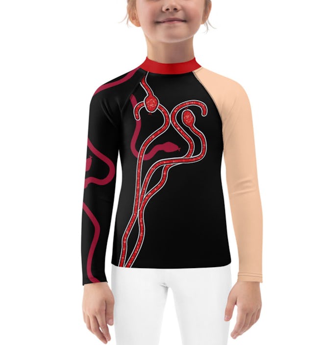 Taylor inspired red snake concert outfit for kids