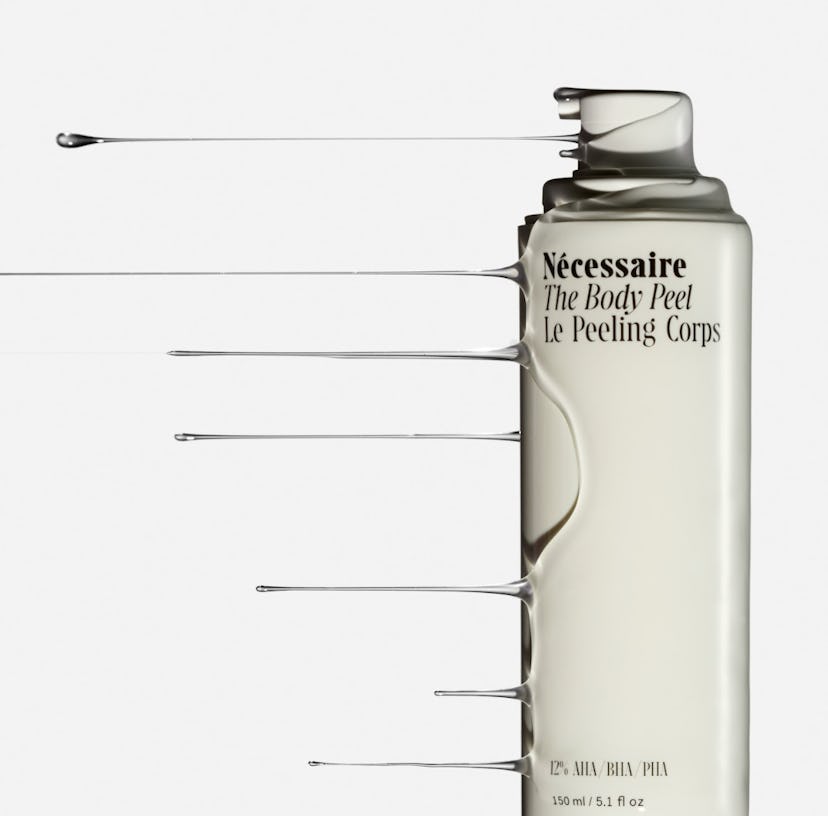 Nécessaire The Body Peel swatch and bottle