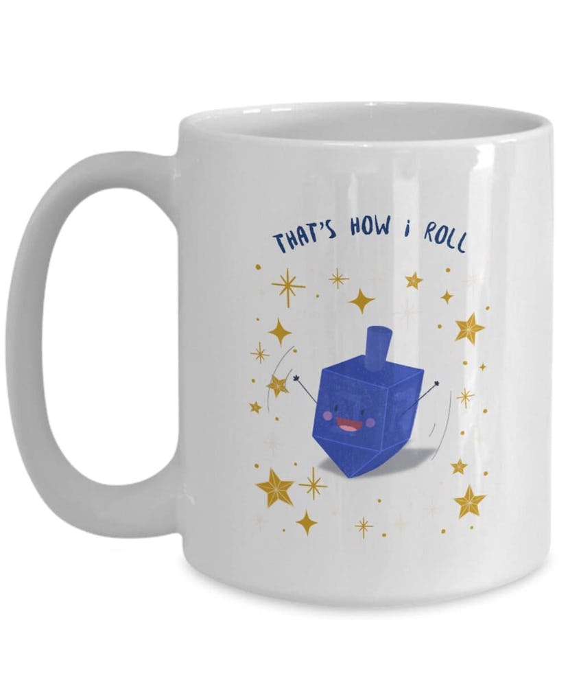 The Smartest Gift Store "That’s How I Roll" Dreidel Mug