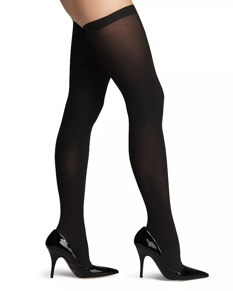 Up All Night Opaque Thigh-Highs