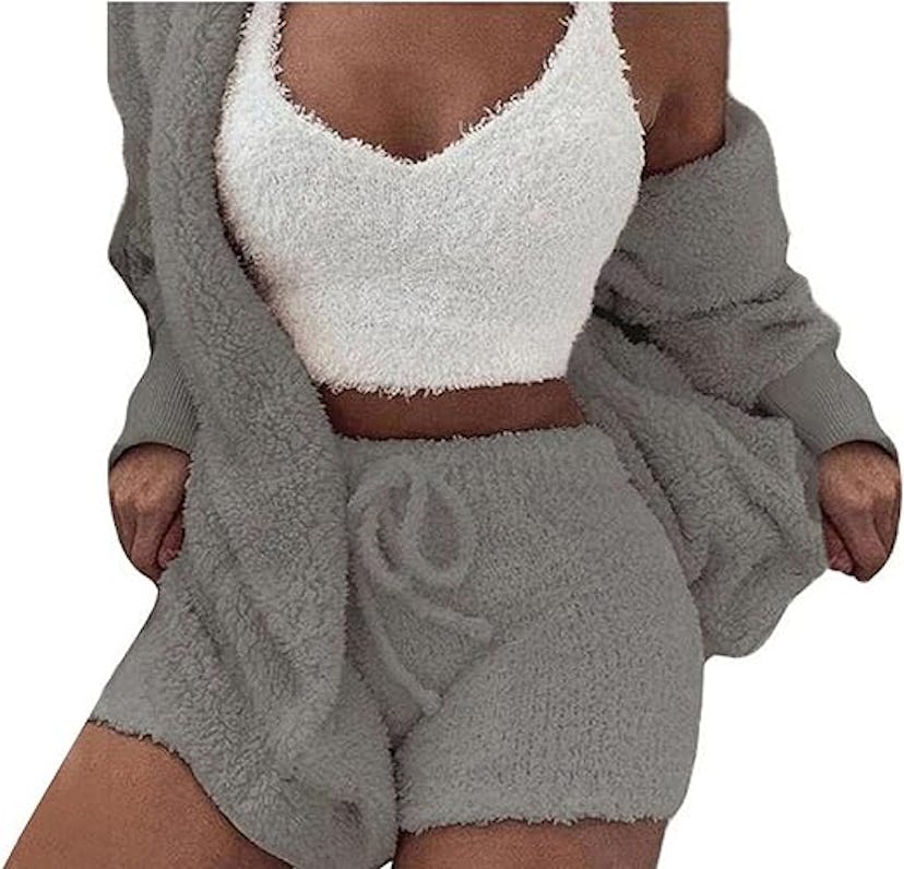 Famnbro Fuzzy Loungewear Set (3-Pieces)