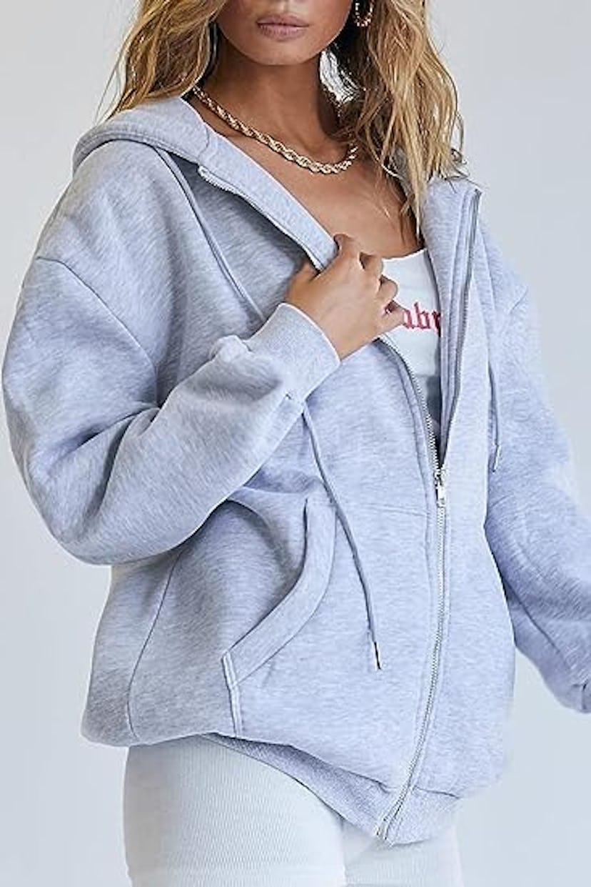 Trendy Queen Zip Up Hoodie