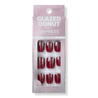 Kiss imPRESS Glazed Donut Press-On Manicure, Maple Glazed
