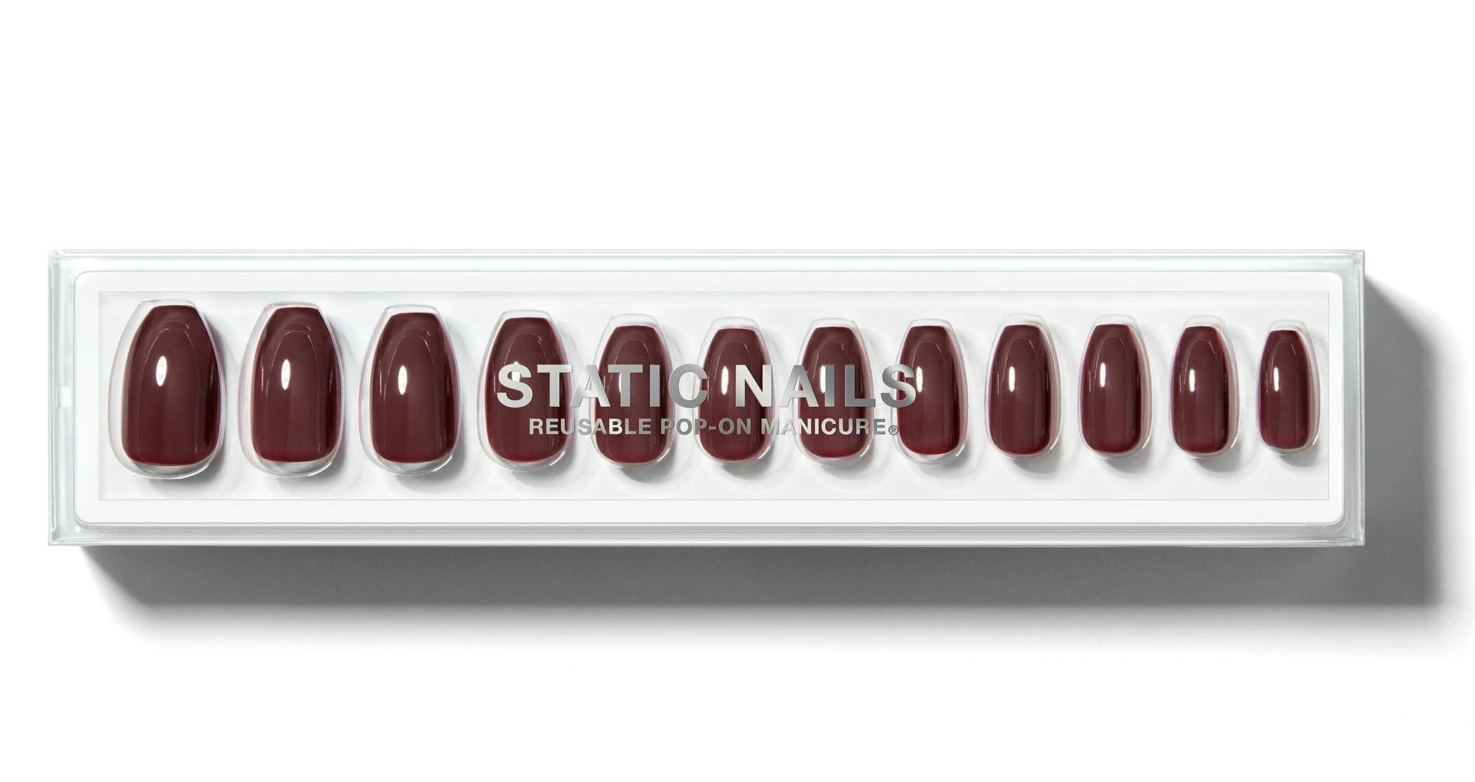 Static Nails Vamp Coffin Reusable Pop-On Manicures®