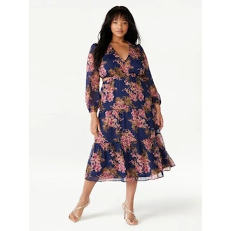 Plus Size Cut-Out Maxi Dress