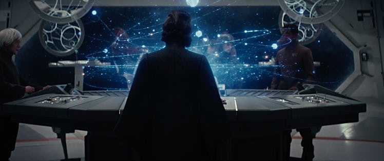 Leia Organa (Carrie Fisher) in Star Wars: The Last Jedi