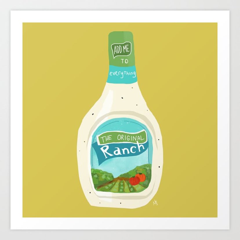 Ranch Dressing Art Print