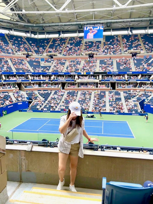 Deputy Editor Kaitlin Cubria at the U.S. Open.