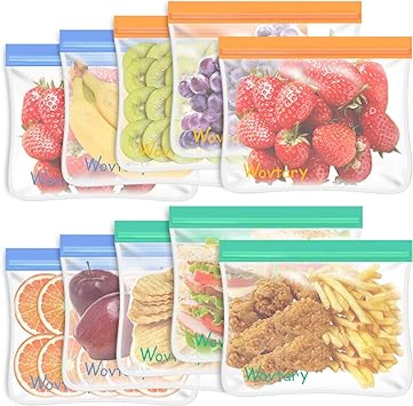 Wovtary Reusable Sandwich Bags (10-Pack)