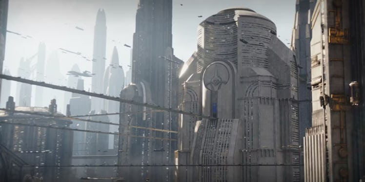 Coruscant appeared to still be the capital of the New Republic in Ahsoka Episode 7. 
