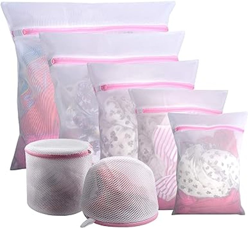 GOGOODA Mesh Laundry Bags (Set Of 7)