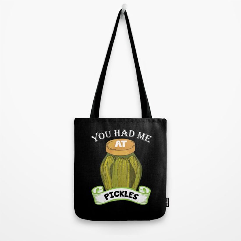 "You Had Me At Pickles" Tote Bag