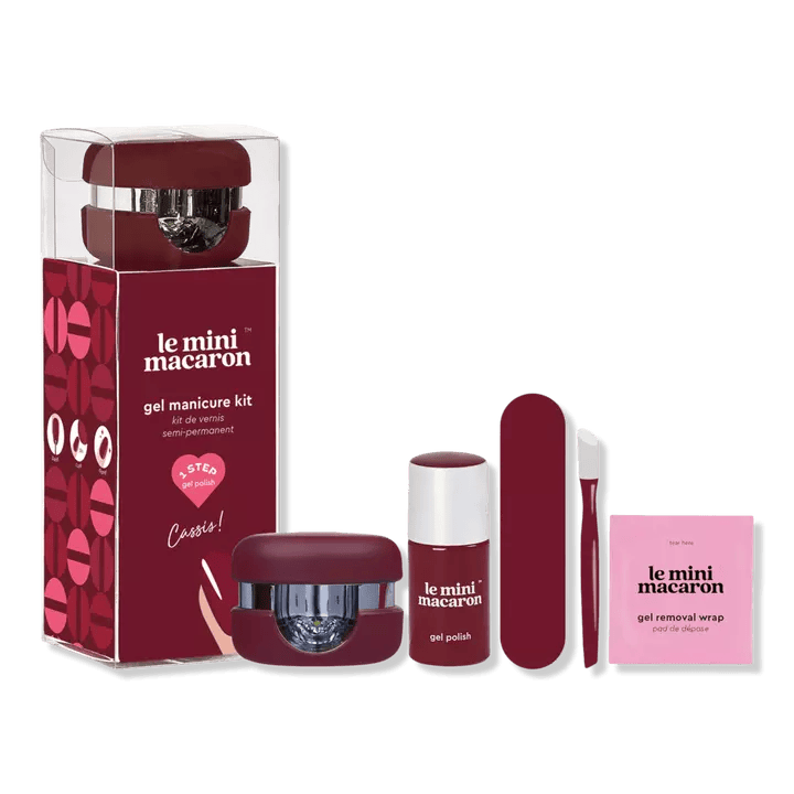 Le Mini Macaron 1-Step Gel Manicure Kit, Cassis