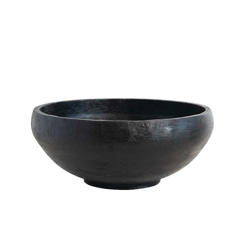 Blythe Black Mango Wood Bowl 