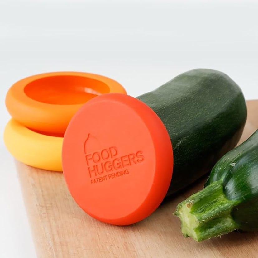 Food Huggers Reusable Silicone Food Savers (5 Pieces)