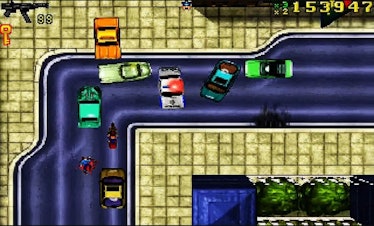 A top down look at the first Grand Theft Auto.