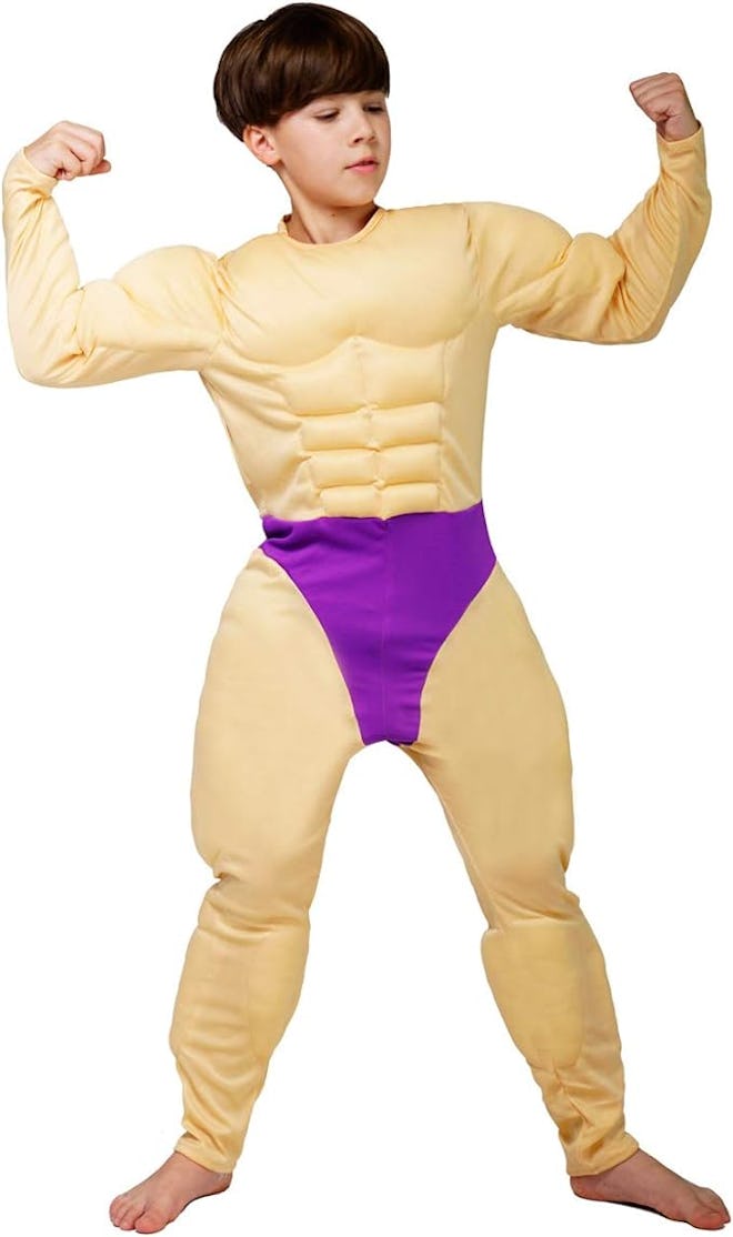 cozy halloween costume for cold weather: Dsplay Muscle Costume