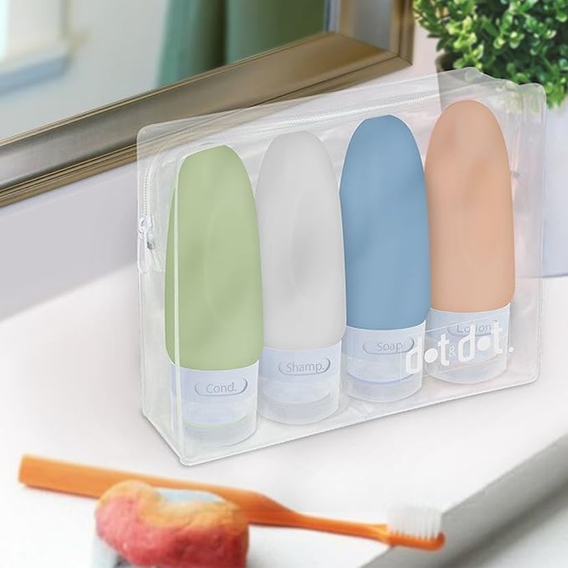 Dot&Dot Leak Proof Travel Bottles (4 Pieces)