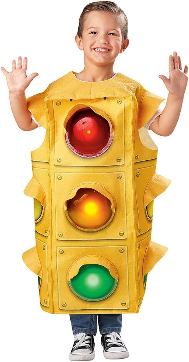Seasons 3D Light Up Traffic Light Costume,Traffic Light Lamp Costume For Child 5-7 Years,Stop Light ...
