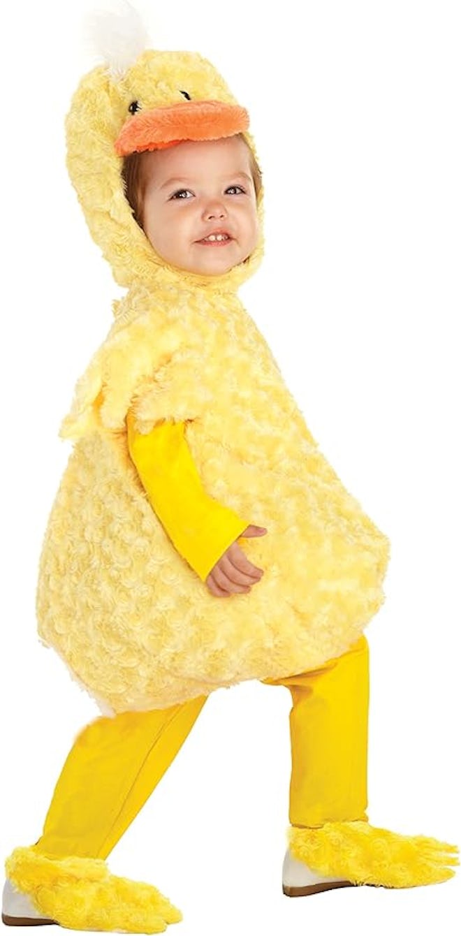 cozy halloween costume for cold weather Underwraps Baby's Duck Costume
