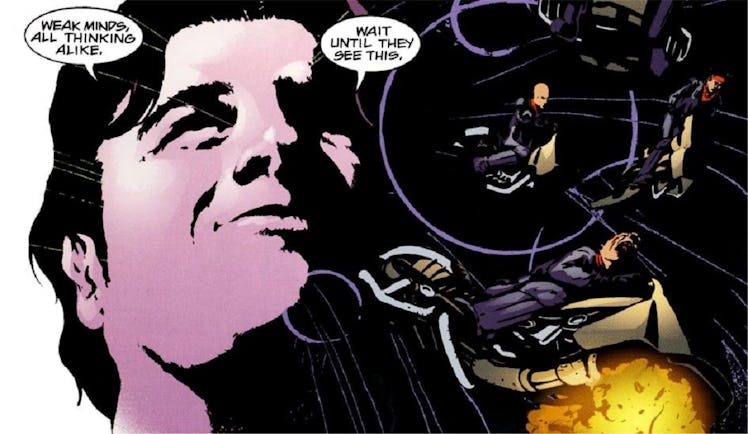 Corran Horn projects a black hole in the comic book Union #4, published in 2000. 
