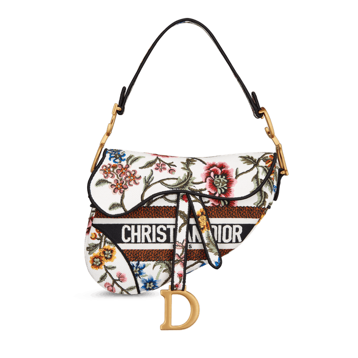 Dior saddle bag outlet flower