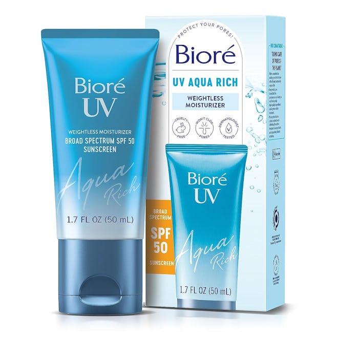 Biore UV Aqua Rich SPF 50 Moisturizing Sunscreen