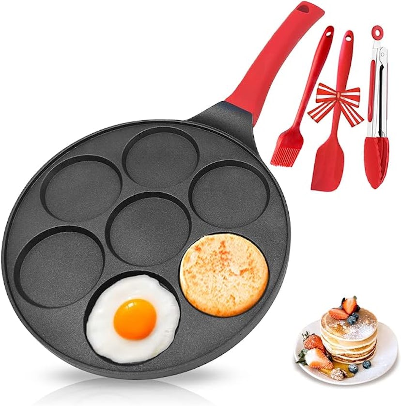 EZJOB Silver Dollar Pancake Pan