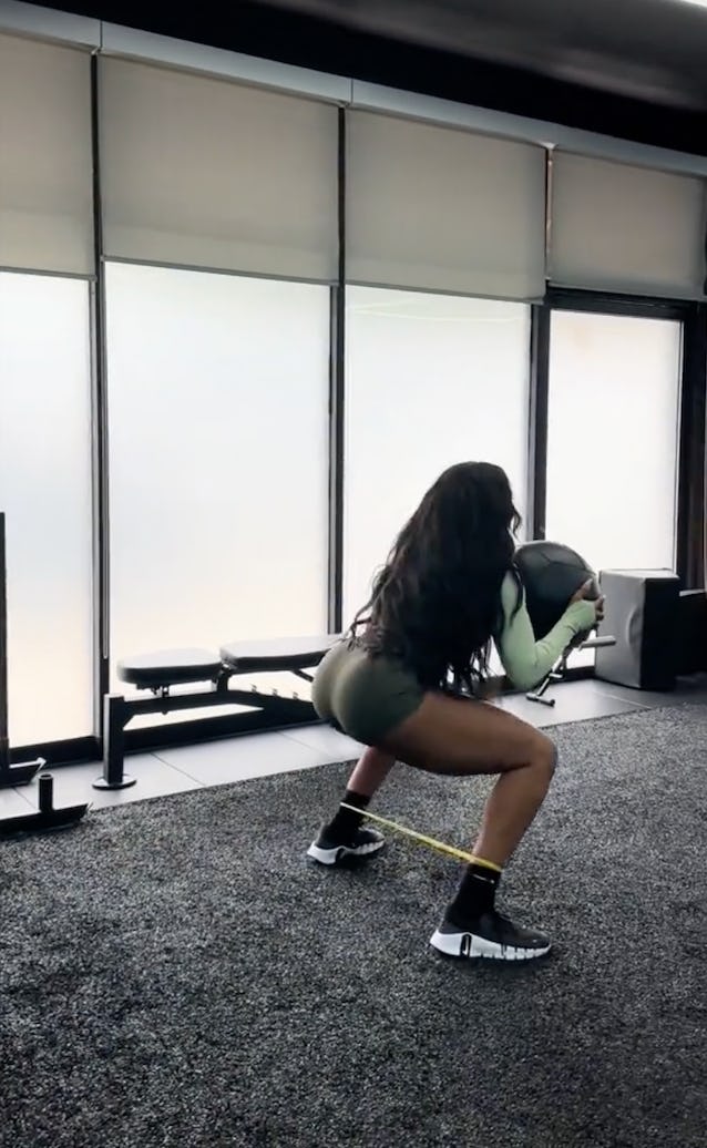 Megan Thee Stallion&rsquo;s workout.