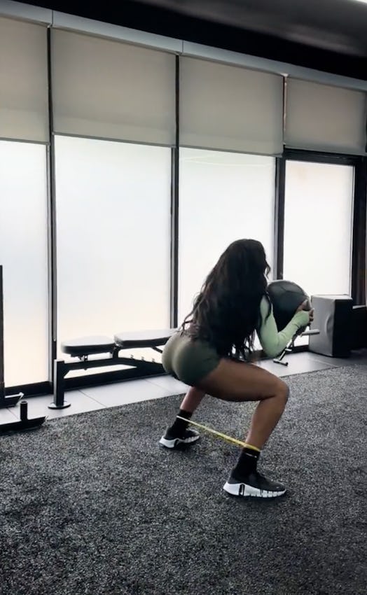 Megan Thee Stallion’s workout.