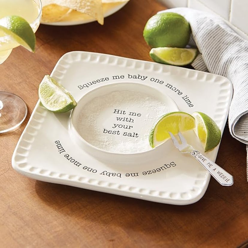 Mud Pie Lime and Salt Rimmer Margarita Set