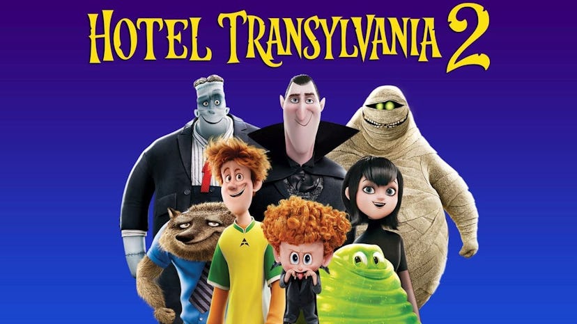 The characters from Hotel Transylvania 2