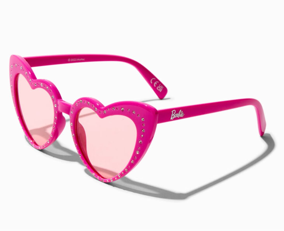 Barbie Pink Heart Eye Glasses