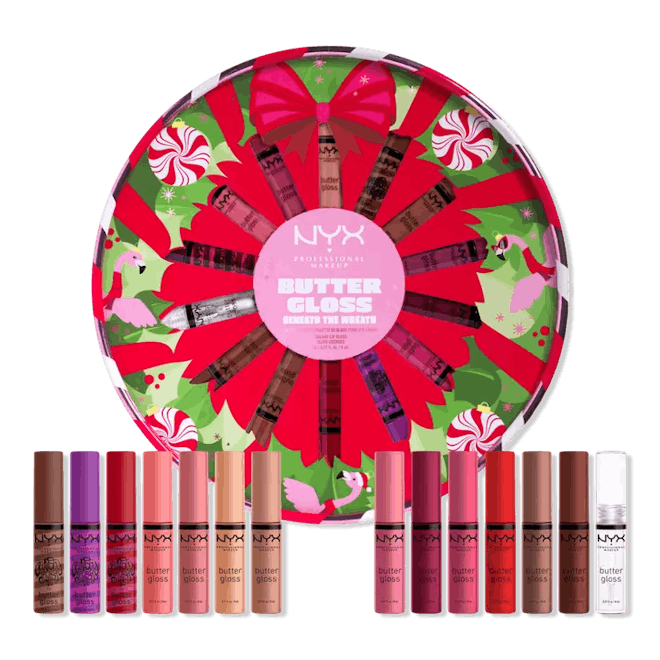 NYX Professional Makeup Limited Edition Butter Gloss Beneath The Wreath Lip Gloss Holiday Gift Set