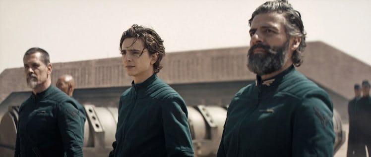 Josh Brolin, Timothée Chalamet, and Oscar Isaac in 2021's 'Dune'