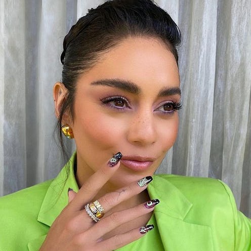 Vanessa Hudgens witchy Halloween nails