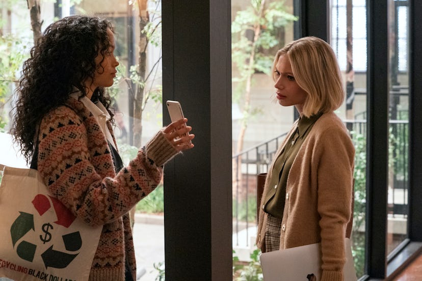 Whitney Peak and Tavi Gevinson on ‘Gossip Girl.’ Photo via Max