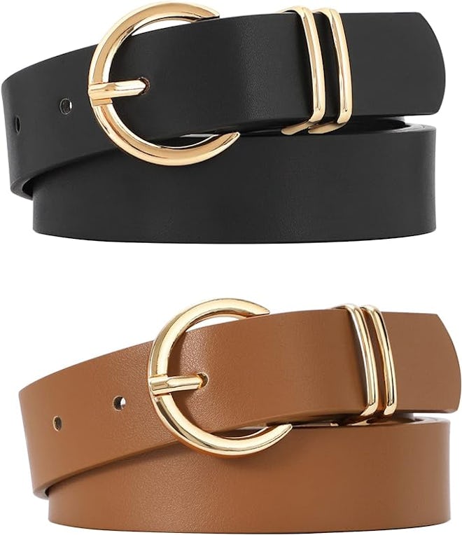 VONMELLI Leather Belts (2-Pack)