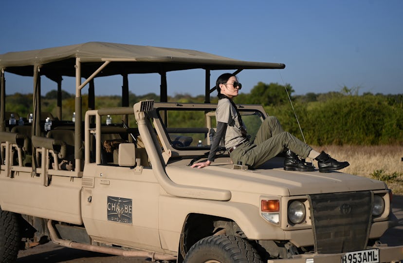 jennifer yee on safari in botswana