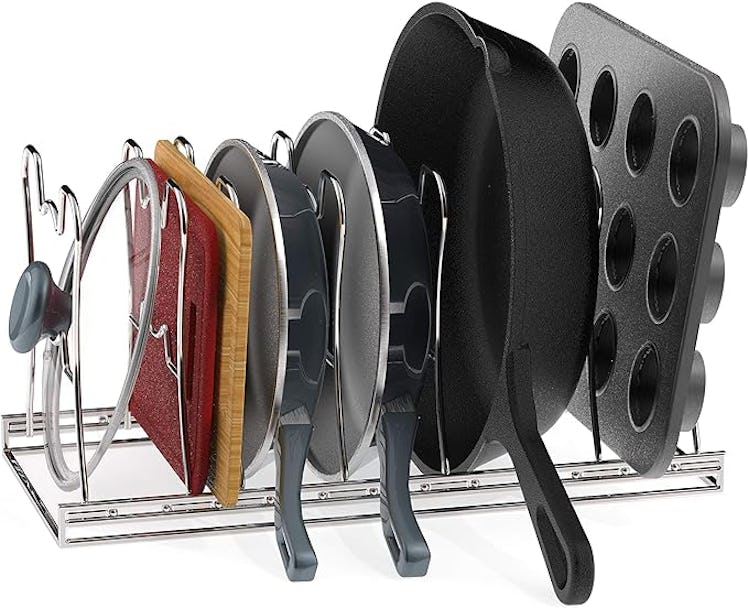 Simple Houseware Pot and Pan Organizer Rack