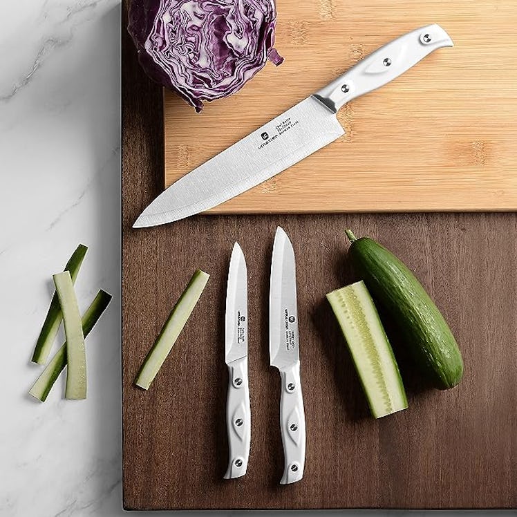 Little Chef Carbon Stainless Steel Chef Knife Set (3 Pieces)