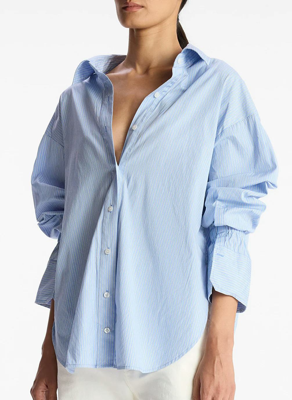 Monica Striped Cotton Top